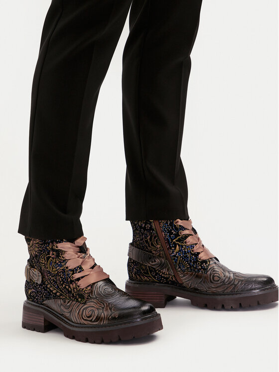 Laura Vita Členková obuv Laura Vita Kouleo 47 Hnedá