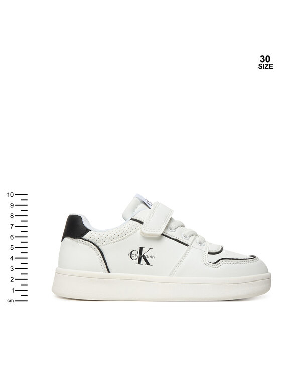 Calvin Klein Tenisice Calvin Klein Low Cut Lace-Up/Velcro V1X9-83278-1355 S Bijela