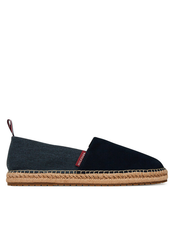 Tommy Hilfiger Espadrilky Tommy Hilfiger Hilfiger Flex Mix Espadrille FM0FM05497 Tmavomodrá