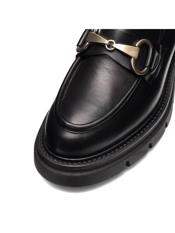GINO ROSSI Loafersy Gino Rossi GRACE-I23-26370PE Černá