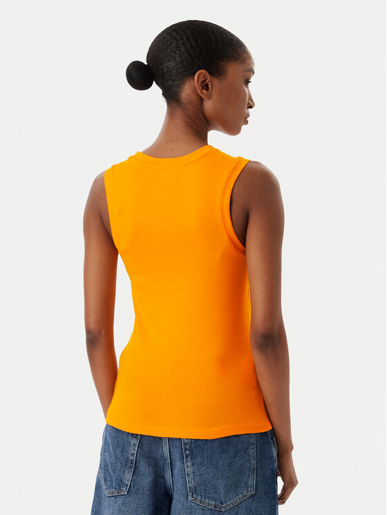 Tommy Hilfiger Tommy Hilfiger Top WW0WW47806 Naranja Slim Fit