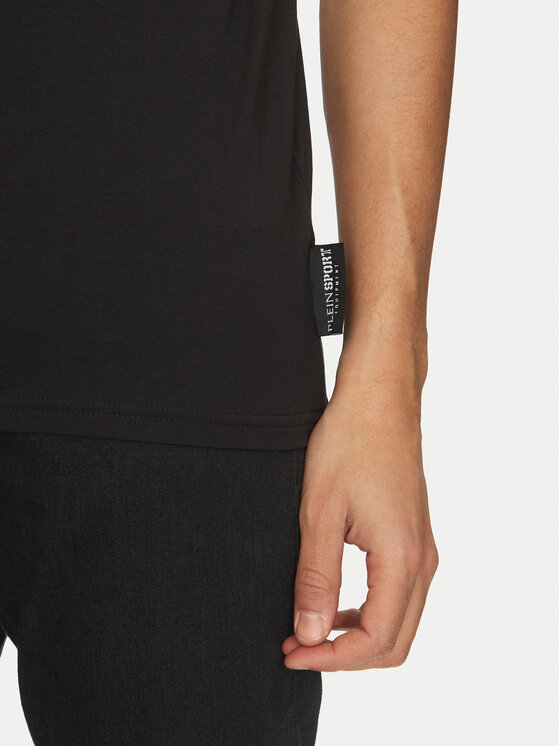 Plein Sport Plein Sport Футболка SAEC MTK8008 STE001N Чорний Regular Fit