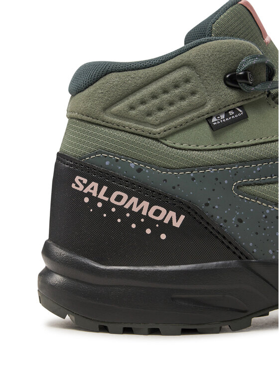 Salomon Παπούτσια πεζοπορίας Salomon Outway Mid Climasalomon™ Waterproof L47561700 Πράσινο