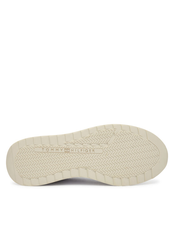 Tommy Hilfiger Tenisice Tommy Hilfiger Monogram Mix Material Runner FW0FW09267 Bijela