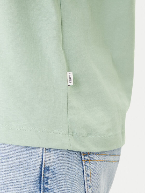 Guess Jeans Guess Jeans T-Shirt M6GIB7 K8HM0 Πράσινο Regular Fit