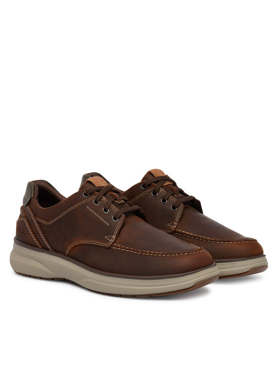 Clarks Туфлі Clarks Mullan Moc 26184427 Коричневий