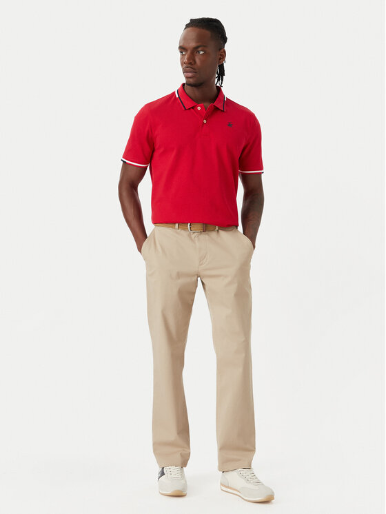 Beverly Hills Polo Club Beverly Hills Polo Club Polo P-SS26M-P2525 Rojo Regular Fit