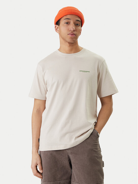 Element Element Camiseta Bigfoot Trees ELYZT00585 Écru Regular Fit