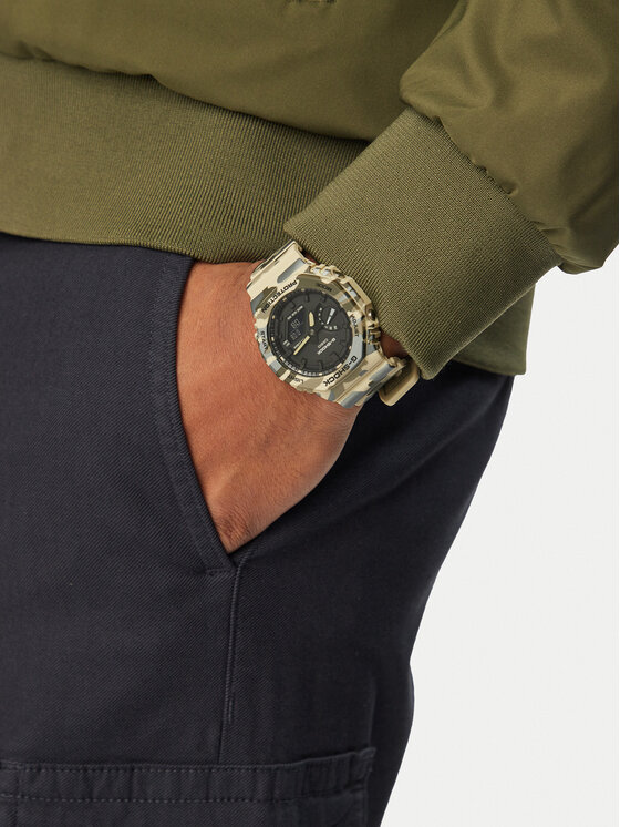 G-Shock Годинник G-Shock GA-2100CM-5AER Бежевий
