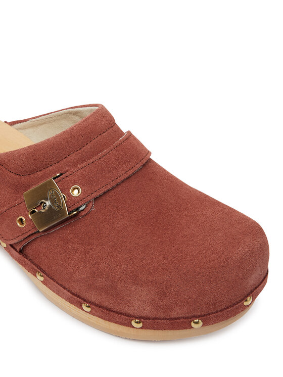 Scholl Шльопанці Scholl Pescura Clog F32326 Коричневий