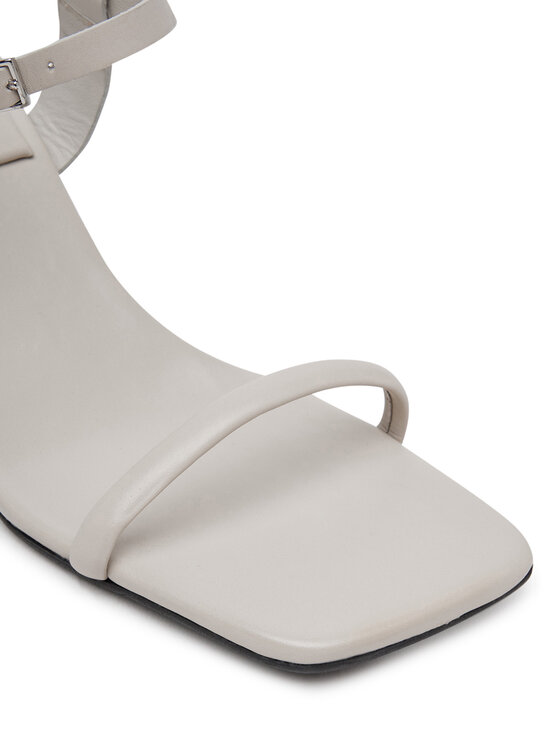 Calvin Klein Sandały Calvin Klein Block Heel Sandal 75 Lth HW0HW02650 Szary