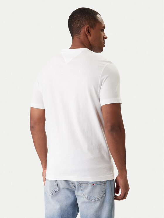 Tommy Hilfiger Tommy Hilfiger Camiseta Brand Love MW0MW41456 Blanco Regular Fit