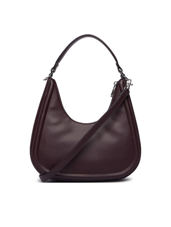 Calvin Klein Geantă Calvin Klein Bold Ck Small Crescent Bag LV04F3561G Vișiniu