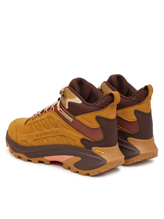 Merrell Sneakersy Merrell Moab Speed 2 Leather Mid J00005332 Brązowy