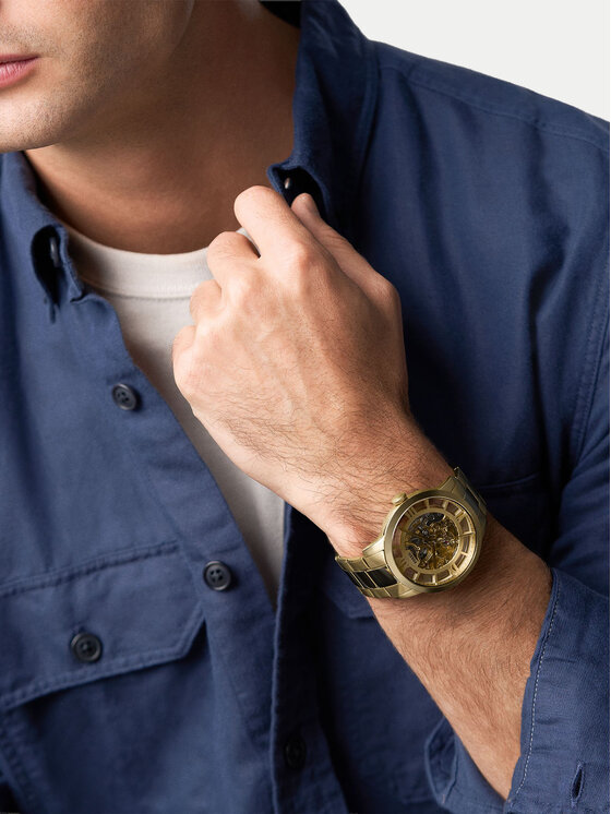 Fossil Годинник Fossil Townsman ME3280 Золотий