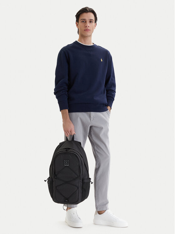 Calvin Klein Раница Calvin Klein Utility Emblem Bungee Backpack LV04D3301G Черен
