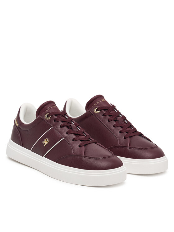 Tommy Hilfiger Αθλητικά Tommy Hilfiger Th Feminine Cupsole FW0FW09600 Μπορντό
