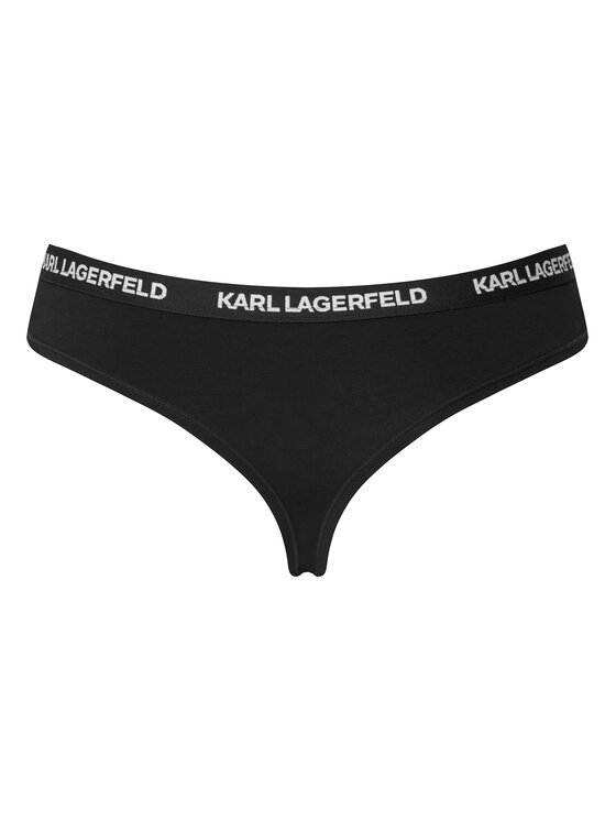 KARL LAGERFELD KARL LAGERFELD Conjunto de tangas B1W47031 Negro