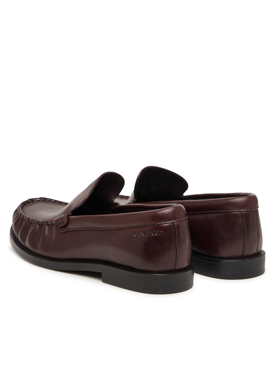 Calvin Klein Mocasini Calvin Klein Round Essential Loafer Lth HW0HW03195 Maro