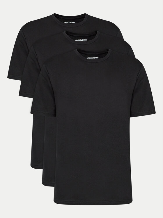 Jack & Jones Jack & Jones Комплект футболок Under 12248076 Чорний Standard Fit