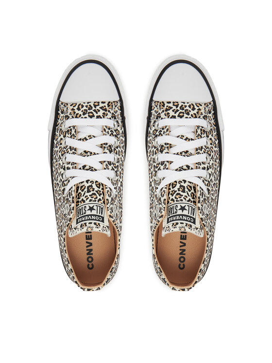 Converse Кеди Converse Chuck Taylor All Star Leopard A14941C Бежевий