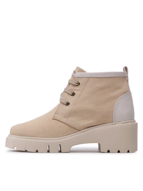 Unisa Šnurovacia obuv Unisa Jabel Ecl Béžová