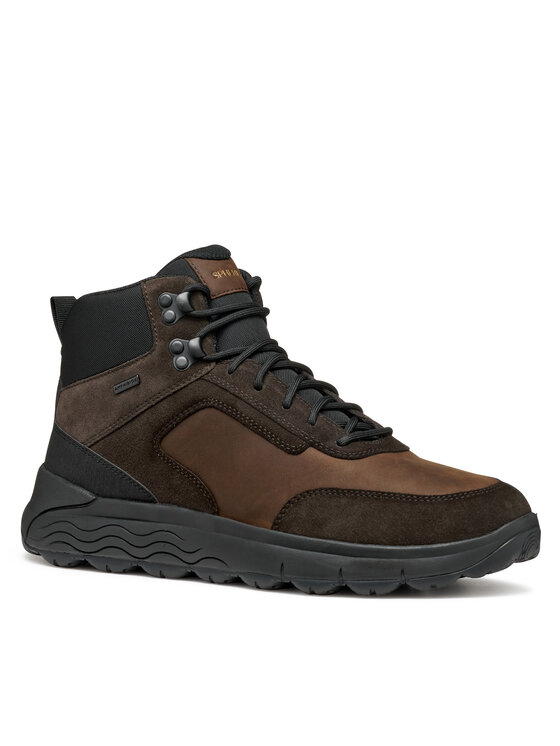 Geox Šnurovacia obuv Geox U Spherica 4X4 B Abx U46FDB 02245 C6006 Hnedá