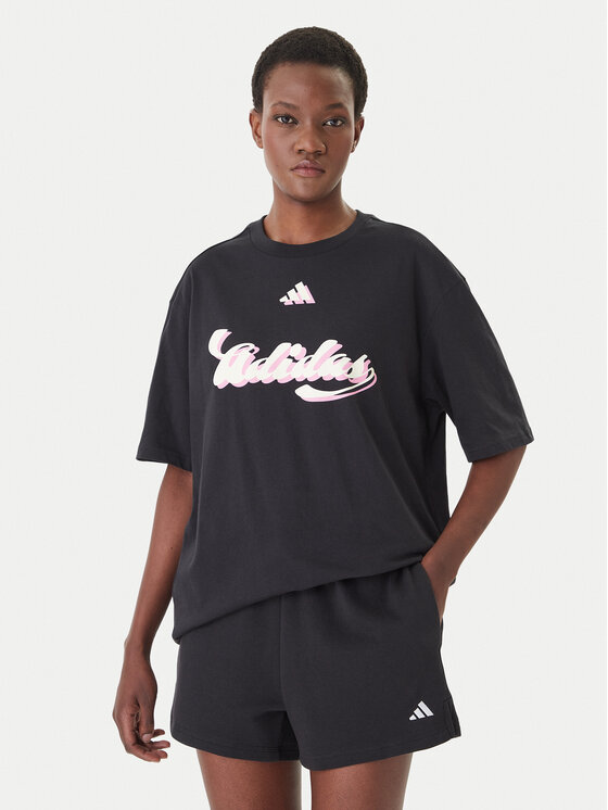 adidas adidas Camiseta House Of Tiro Graphic KB7170 Negro Oversize