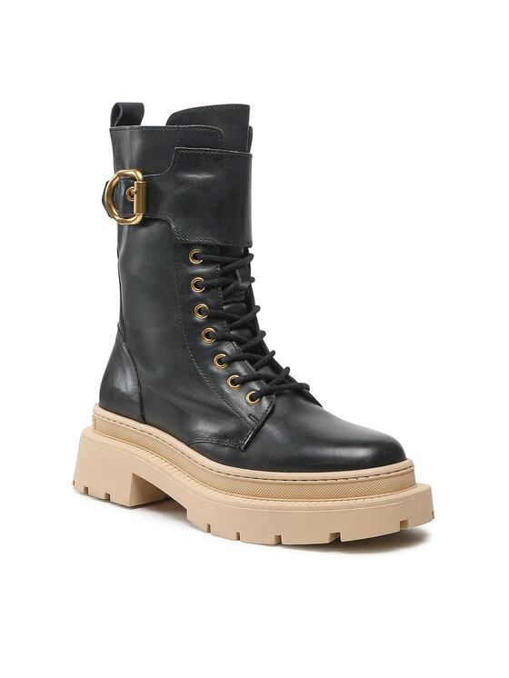GINO ROSSI Черевики туристичні Gino Rossi 222FW105 Чорний