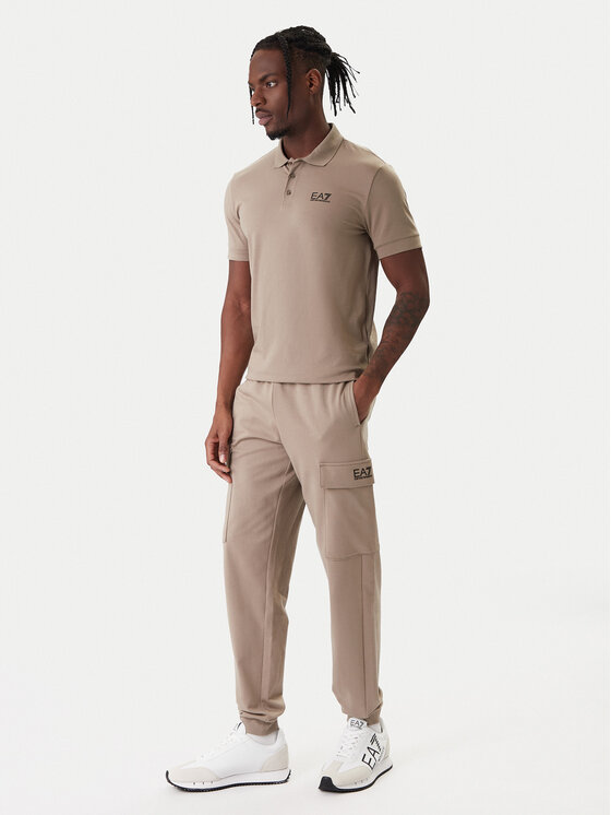 EA7 Emporio Armani EA7 Emporio Armani Polo 8NPF14 PJVQZ U6167 Beis Regular Fit