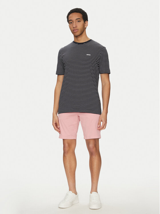 BOSS BOSS Футболка TalesStripe 50499334 Чорний Relaxed Fit