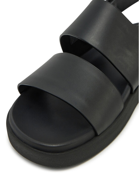Calvin Klein Сандали Calvin Klein Flat Adj Sandal Eyelet HW0HW02488 Черен
