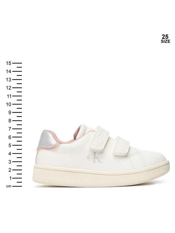 Calvin Klein Sneakers Calvin Klein Low Cut Velcro Sneaker V1A9-83382-1355 M Bianco
