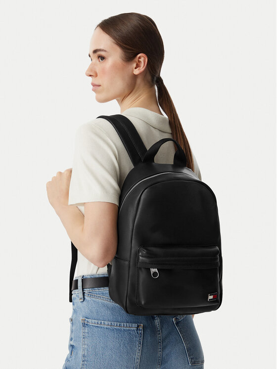 Tommy Jeans Hátizsák Tommy Jeans Tjw Daily Elevated Backpack AW0AW19043 Fekete