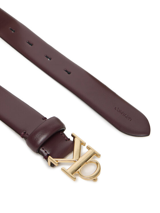 Calvin Klein Cintura da donna Calvin Klein Ck Buckle 30Mm Fixed Belt LV04F7054G Bordeaux