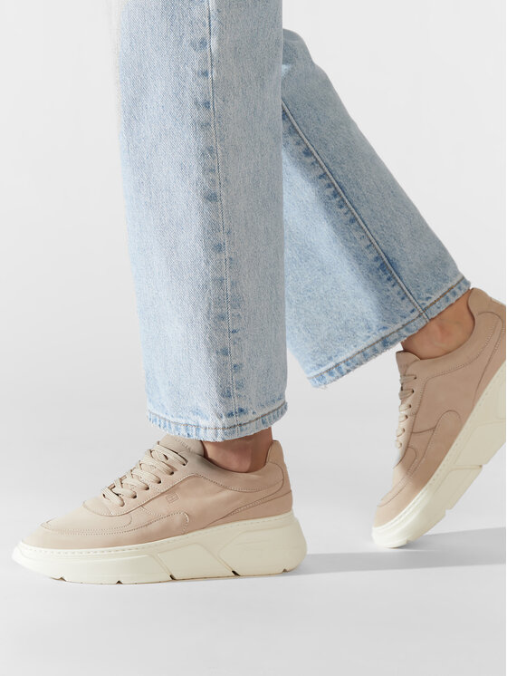 Tommy Hilfiger Сникърси Tommy Hilfiger Chunky Sole Sneaker FW0FW06597 Бежов
