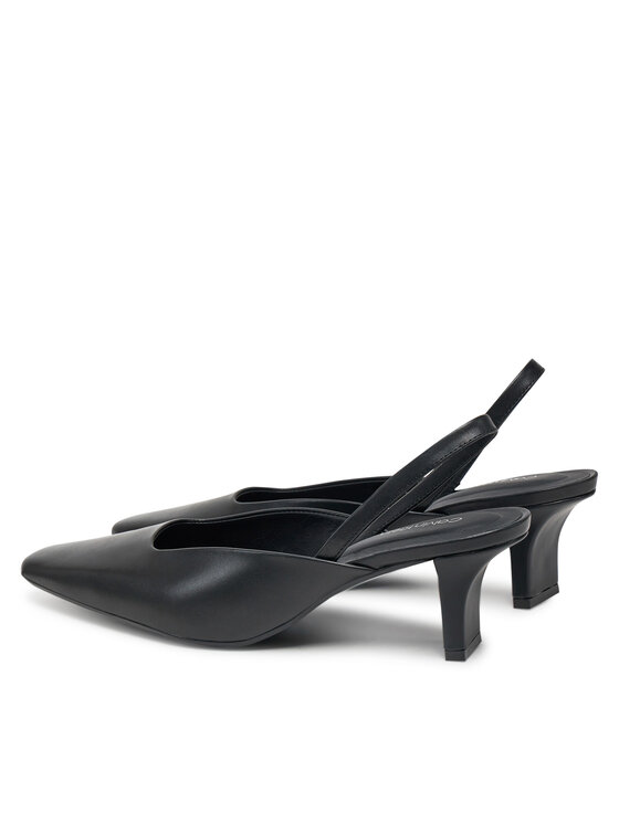 Calvin Klein Bateliai Calvin Klein Heel Mule Pump 50 - Lth HW0HW02551 Juoda