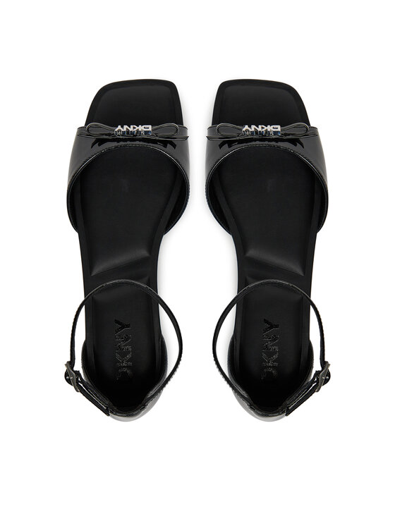 DKNY Sandali DKNY Dazey Flat Ankle Strap K1599651 Črna