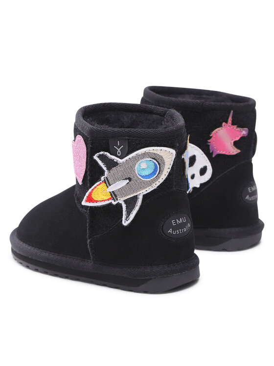 EMU Australia Botas de nieve EMU Australia Wallaby Mini Play K12748 Negro