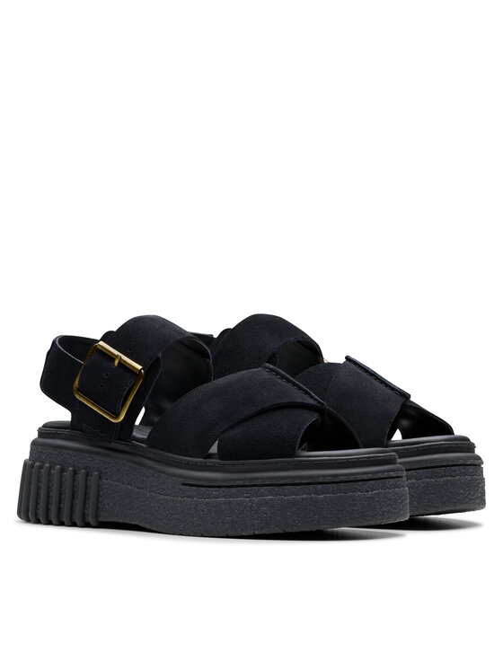 Clarks Босоніжки Clarks Evamar Wish 26181199 Чорний