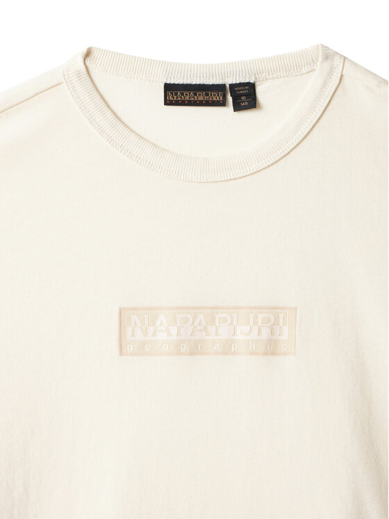 Napapijri Napapijri Camiseta S-New Box Logo NP0A4IFY Blanco Loose Fit