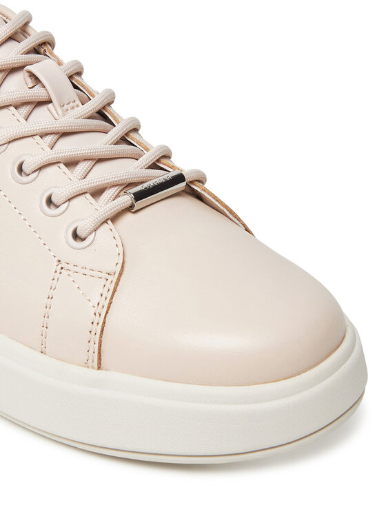 Calvin Klein Tenisice Calvin Klein Cupsole Lace Up Lth HW0HW02540 Bež