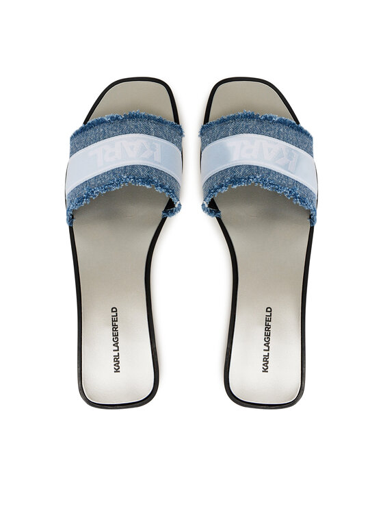 KARL LAGERFELD Шльопанці KARL LAGERFELD Skoot II KL80411 Голубий