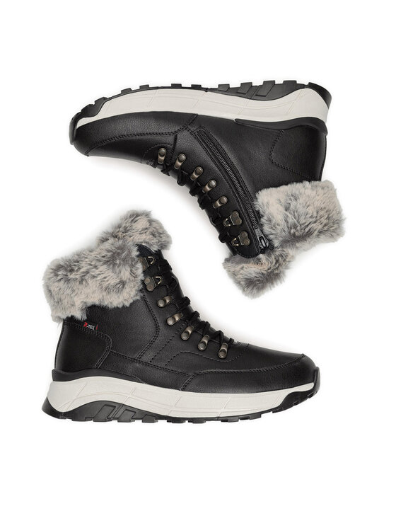 Rieker Revolution Lifestyle Зимни обувки Rieker Revolution Lifestyle W0063-00 Черен