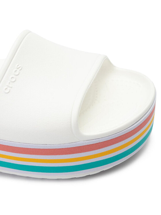 Crocs Nazouváky Crocs Cb Platform Bld Color Slide 205693 Bílá
