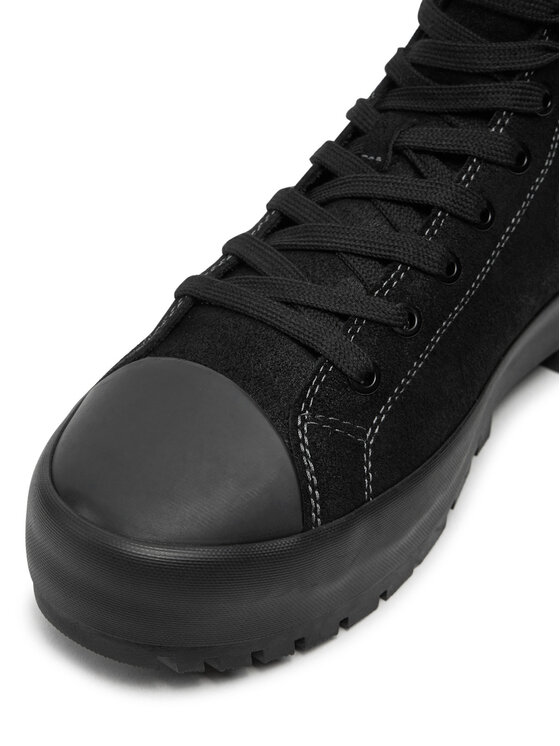 Calvin Klein Jeans Botas Calvin Klein Jeans Lugged Hybrid High Laceup Auth YM0YM01092 Negro