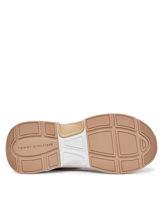 Tommy Hilfiger Snīkeri Tommy Hilfiger Th Chunky Runner FW0FW08474 Bēšs