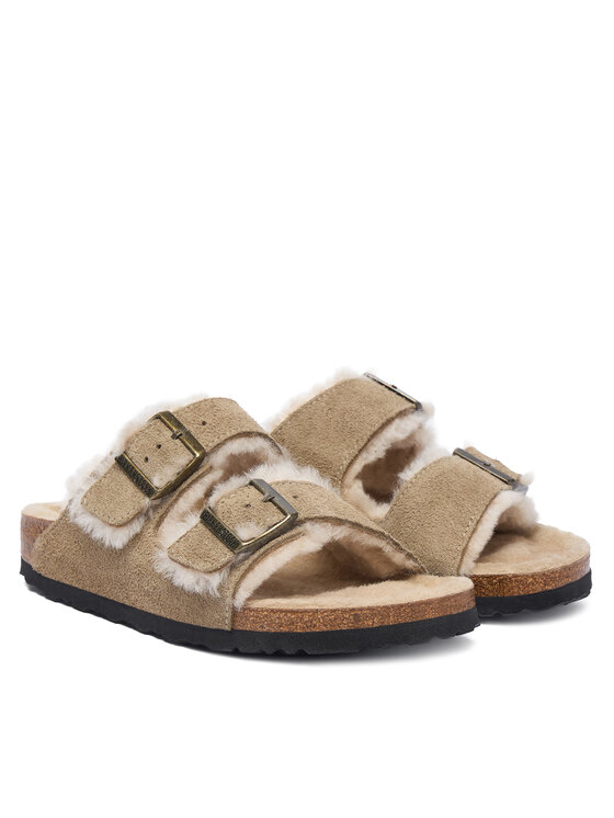 Birkenstock Шльопанці Birkenstock Arizona Shearling 1028293 Бежевий