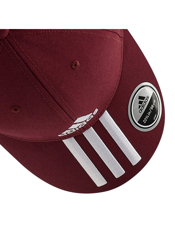 adidas Gorra con visera adidas Bball 3S Cap Ct HD7237 Guinda/burdeos