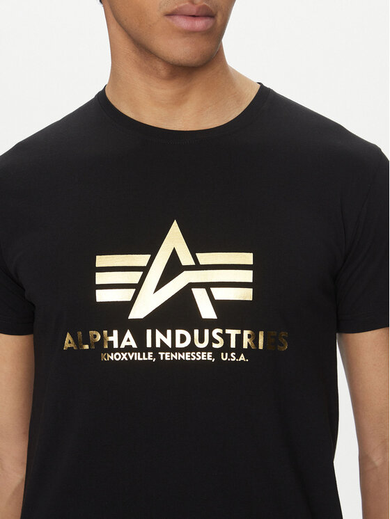 Alpha Industries Alpha Industries Футболка Basic 100501 Чорний Regular Fit